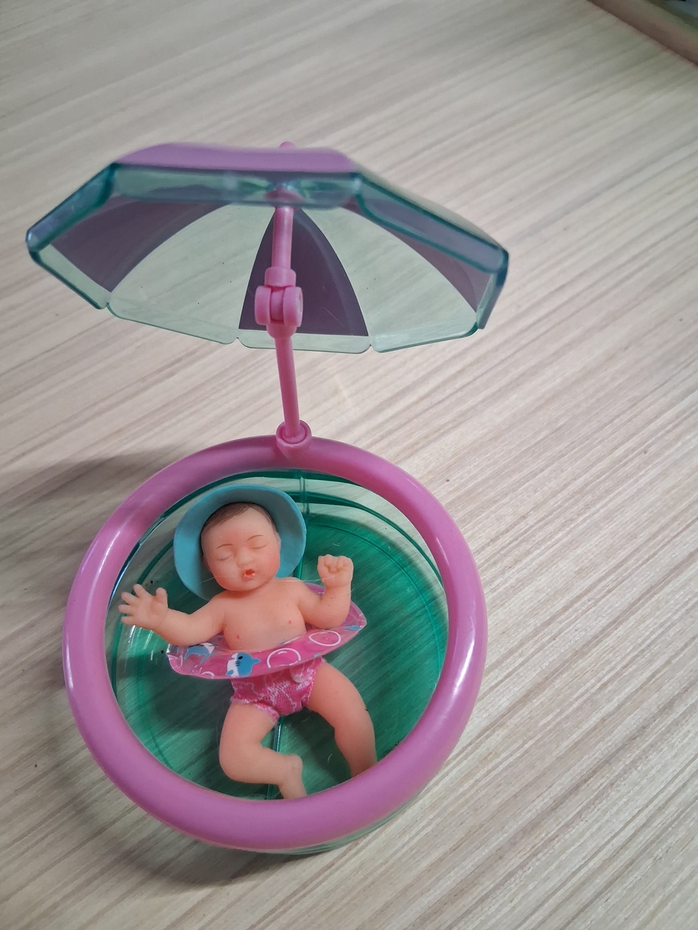 Baby Doll Pool Playset - Pink and Teal